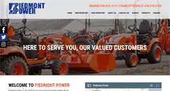 Desktop Screenshot of piedmontpower.com