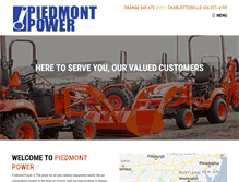 Tablet Screenshot of piedmontpower.com
